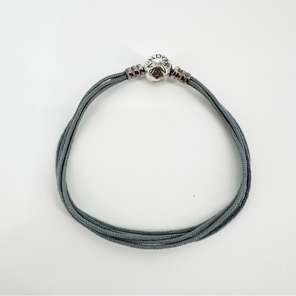 Pandora multi strand fabric bracelet - Picture 2 of 6